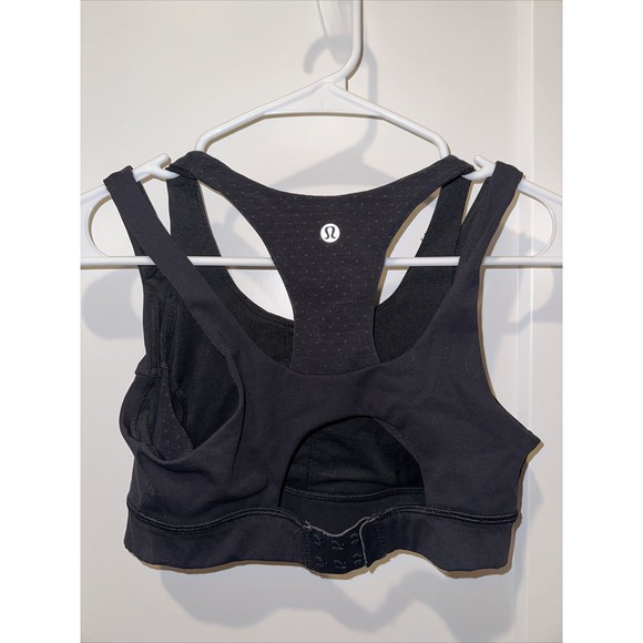 Lululemon Double tap Layered Sports Bra Black Small - Picture 2 of 5